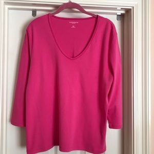 Liz Claiborne v- neck top